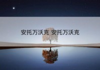 安托万沃克 安托万沃克