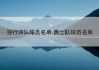 独行侠队球员名单 勇士队球员名单