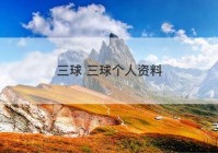 三球 三球个人资料