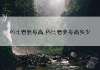 科比老婆身高 科比老婆身高多少