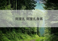 阿里扎 阿里扎身高