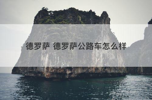 德罗萨 德罗萨公路车怎么样