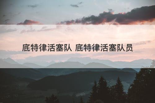 底特律活塞队 底特律活塞队员