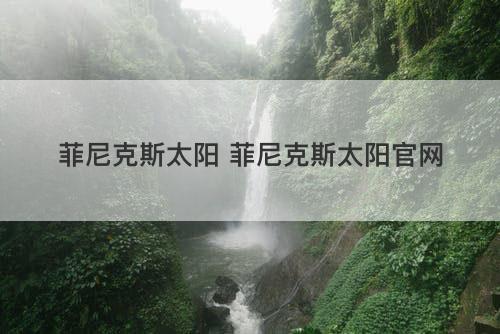 菲尼克斯太阳 菲尼克斯太阳官网