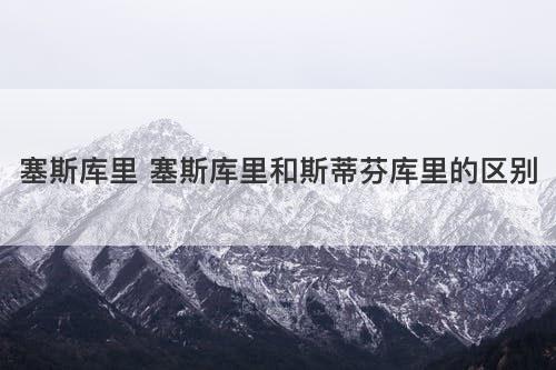 塞斯库里 塞斯库里和斯蒂芬库里的区别