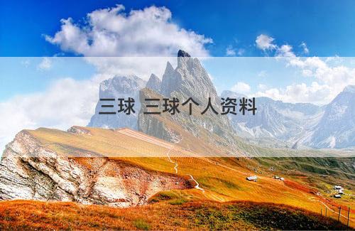 三球 三球个人资料