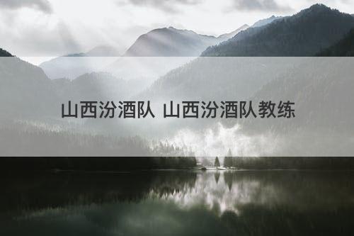 山西汾酒队 山西汾酒队教练